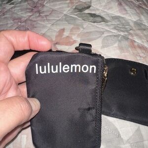 lululemon athletica Black Key & Card Holder Pouch